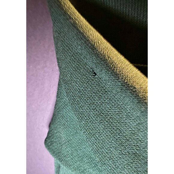 Vtg St John Sweater Marie Gray Green Womens 12 Crewneck - Picture 7 of 10